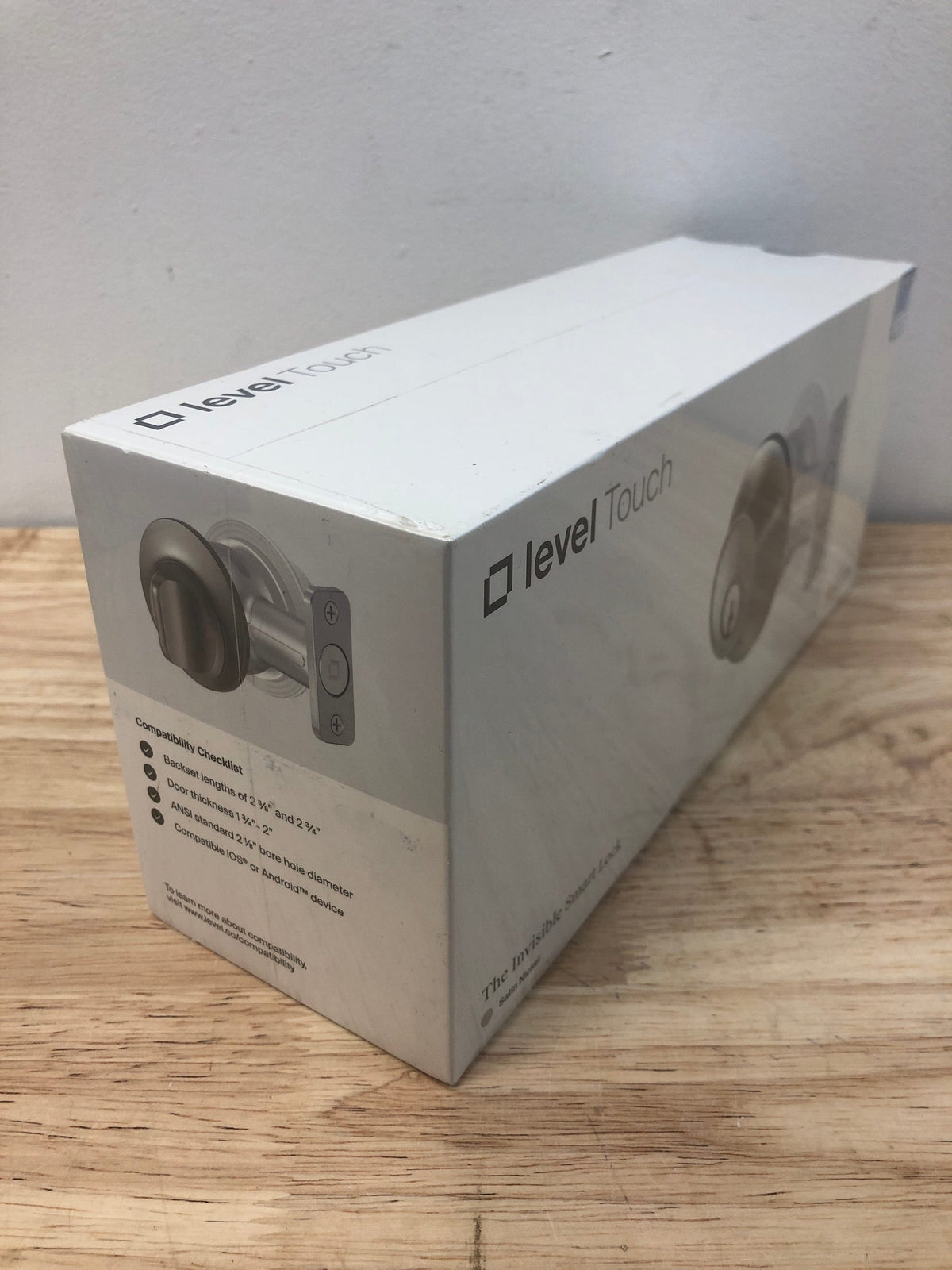 Level C-L12U Touch - Smart Lock. Works with HomeKit - Satin Nickel