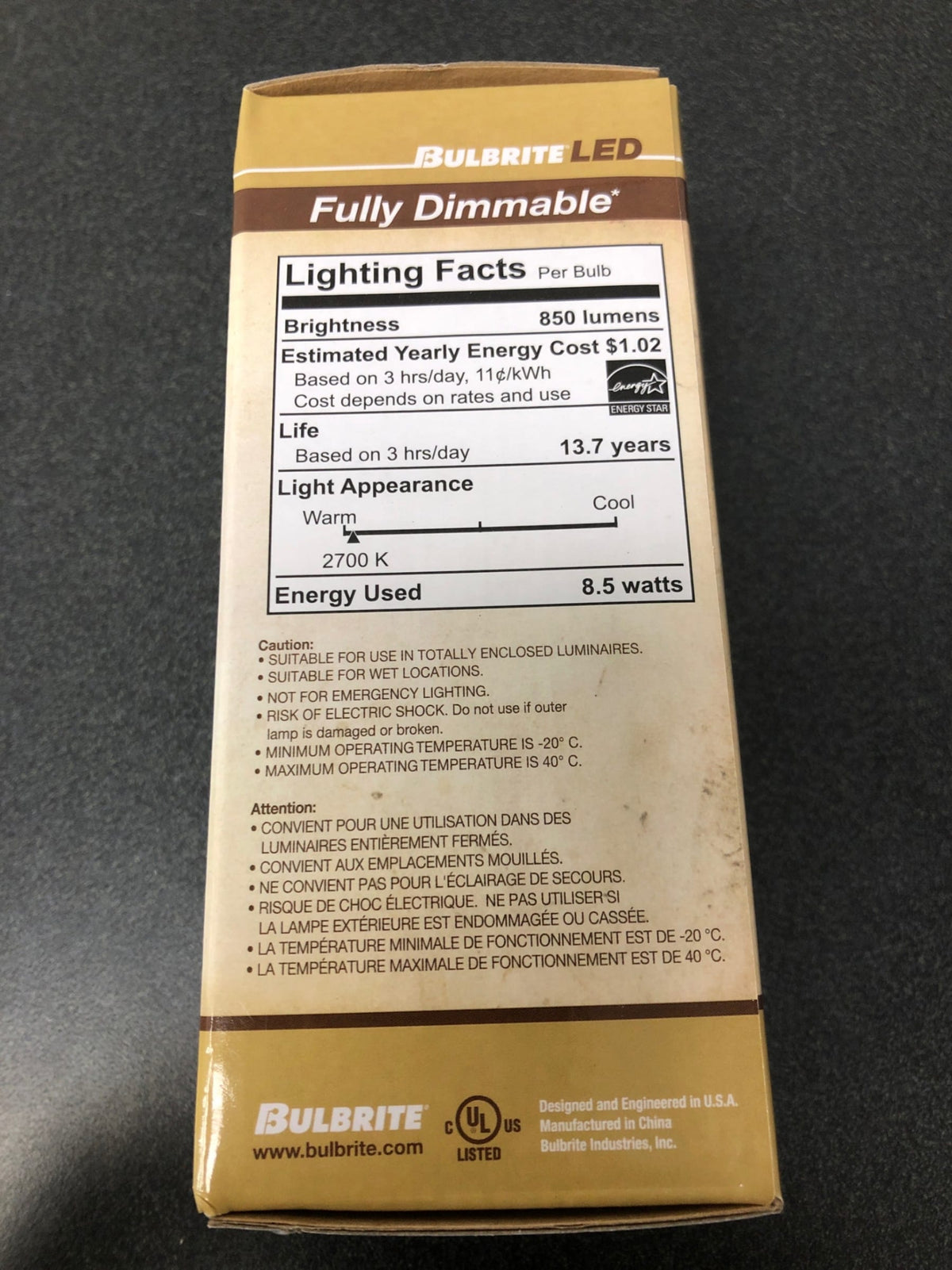 Bulbrite 776767 - led8st18/27k/fil/3/ja8 edison style antique filament led light bulb