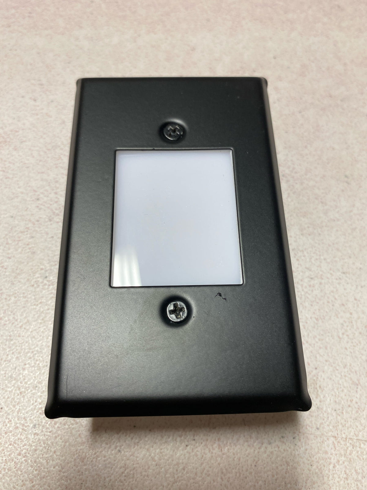Elco ELST66B Single Light 4-1/2" Tall Integrated LED Outdoor Mini Step Light with Frosted Acrylic Lens - Black