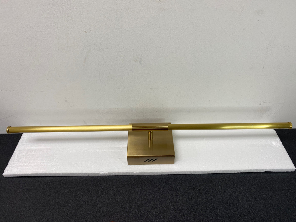 JONATHAN Y Makena 28 in. Gold Dimmable Integrated LED Metal Wall Sconce-JYL7022B