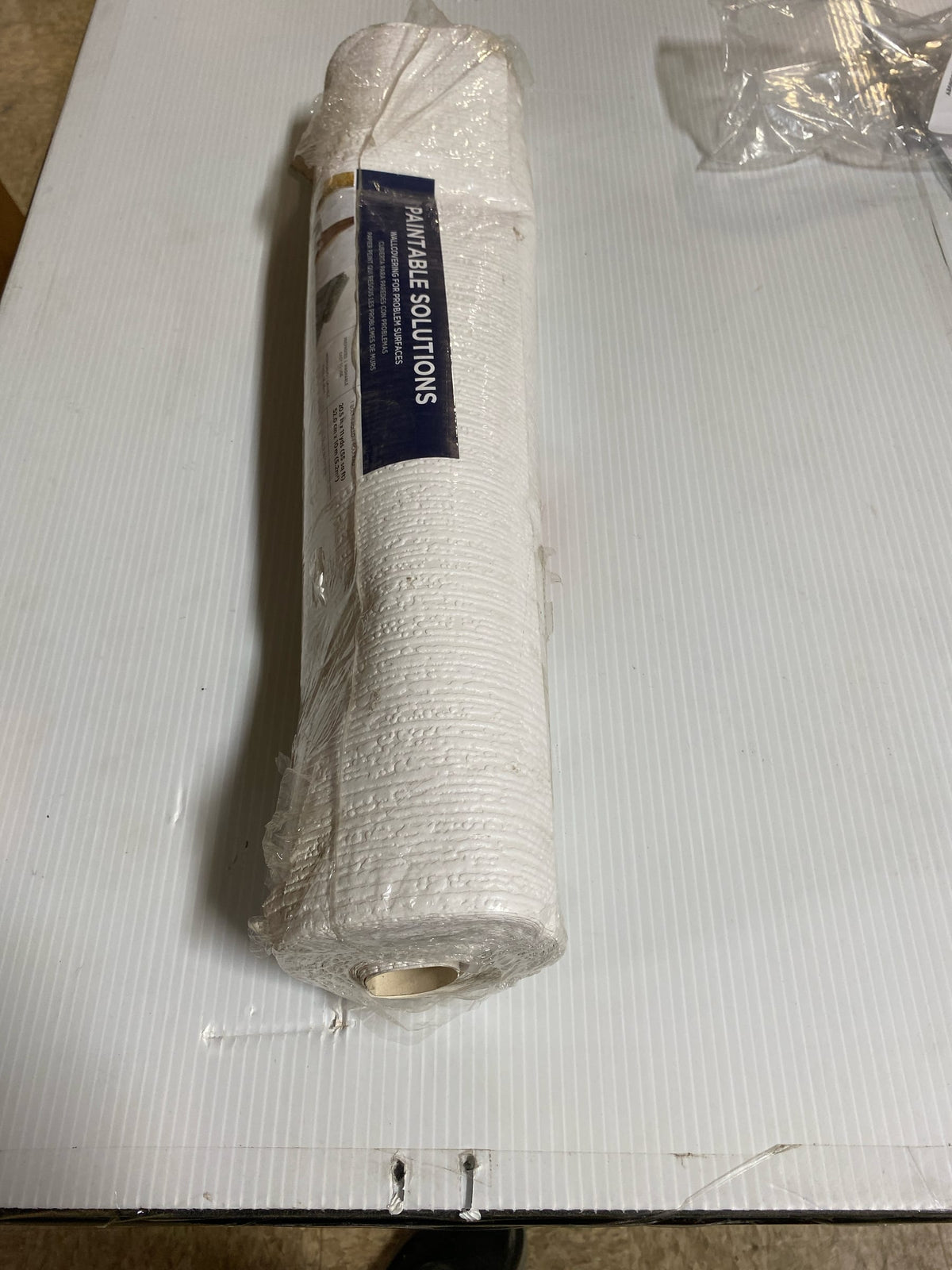 Brewster Home Fashions Bisa White Fibre Paintable Wallpaper