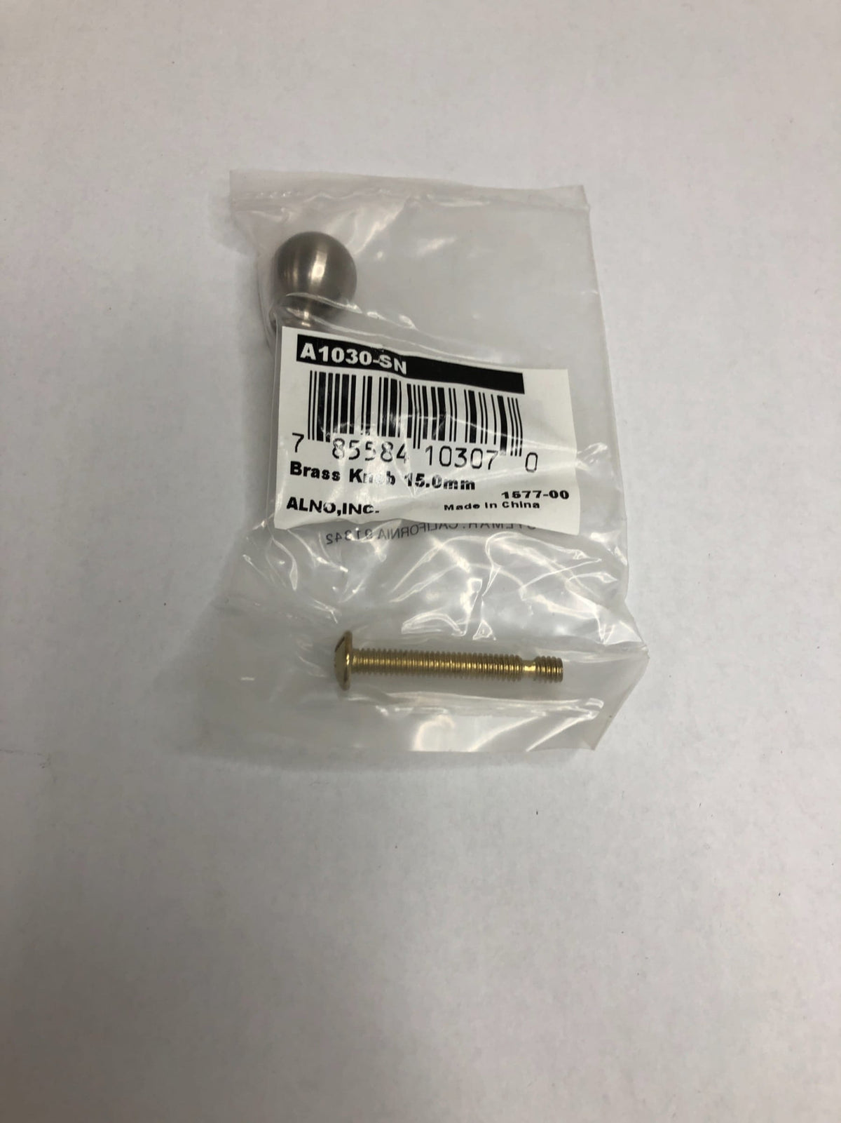 Alno A1030-SN Knobs 5/8 Inch Round Cabinet Knob - Satin Nickel