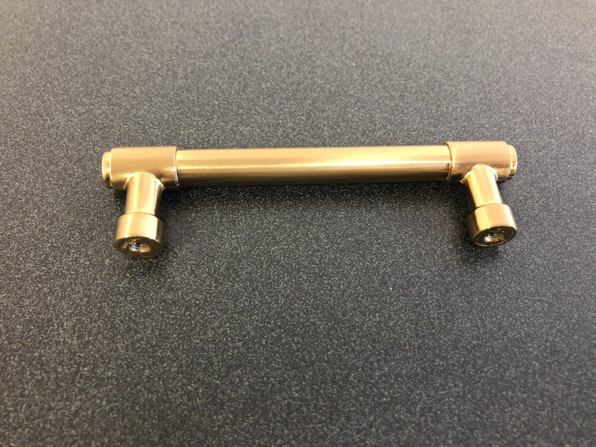 Emtek Jasper 4 Inch Center to Center Bar Cabinet Pull from the Industrial Modern Collection