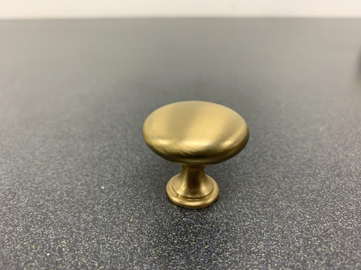 Berenson 9714-1MDB-P Berenson Knobs 1-1/8 Inch Mushroom Cabinet Knob from the Mix and Match Collection - Modern Brushed Gold