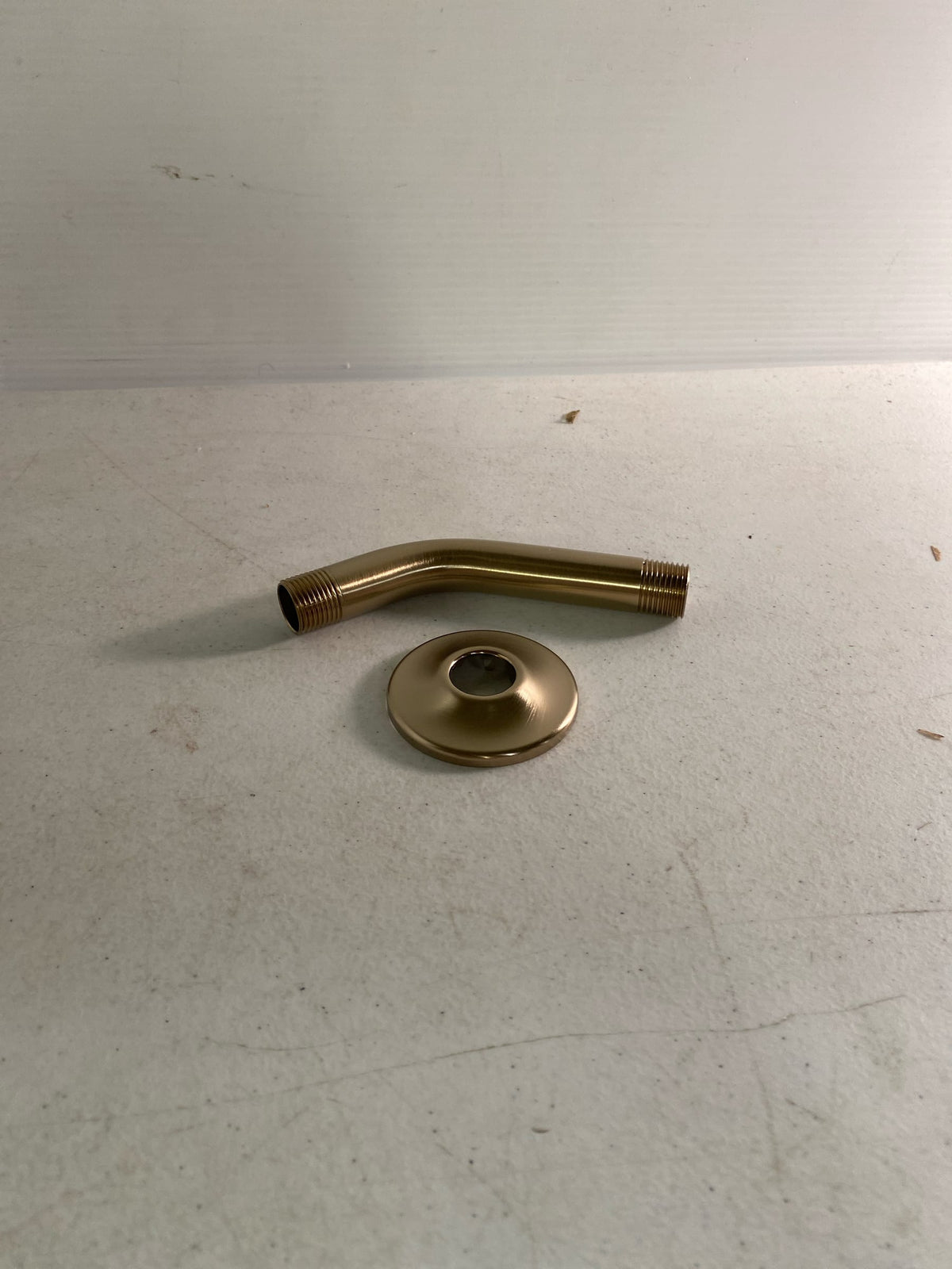 Delta U4993-CZ Gold 6 in. Shower Arm and Flange in Champagne Bronze