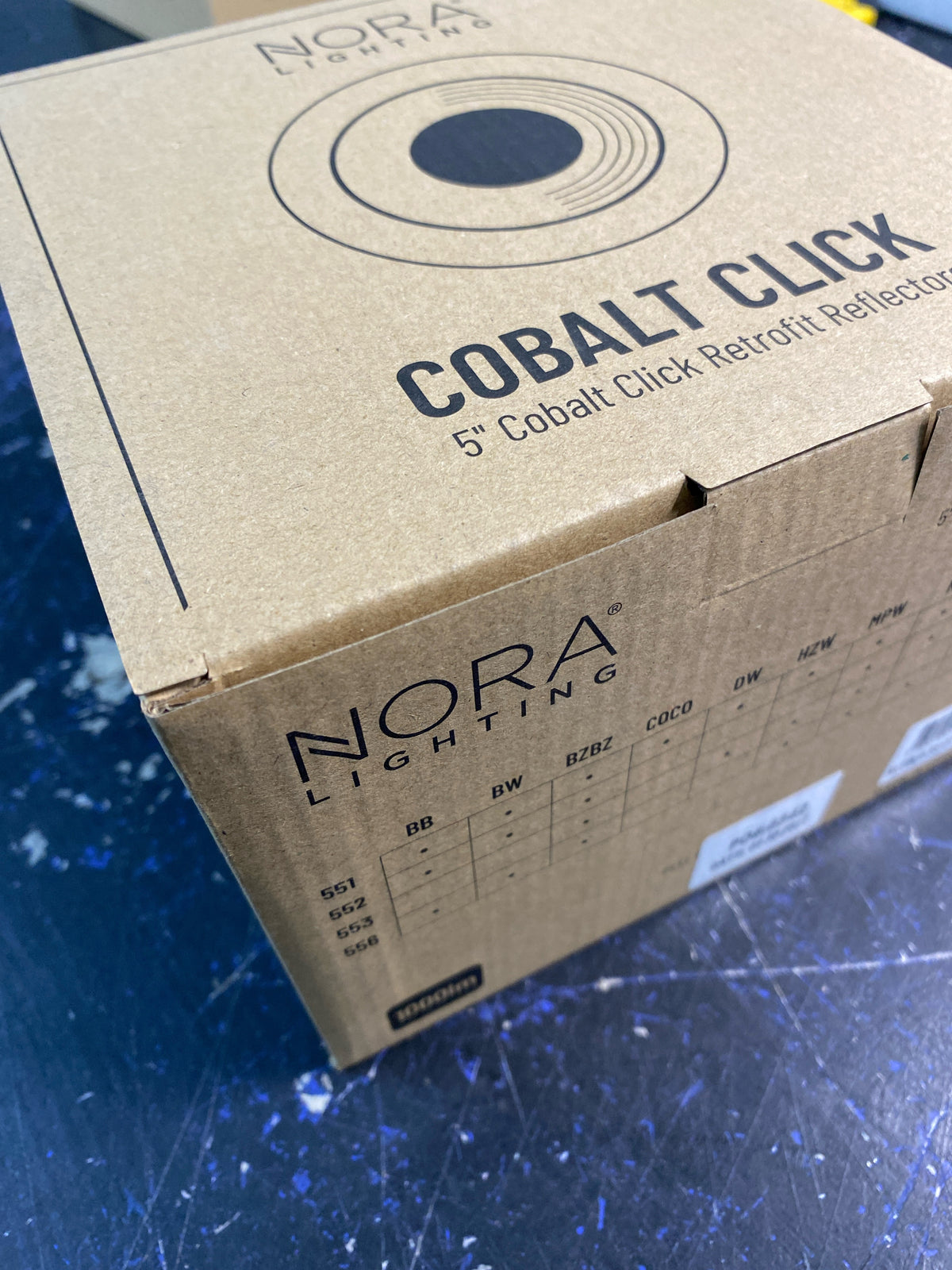 Nora Lighting NLCBC2-55127MPW/10 Cobalt 5" Integrated LED Open / Reflector Recessed Trim - 1000 Lumens, 2700K - Matte Powder White / Matte Powder White