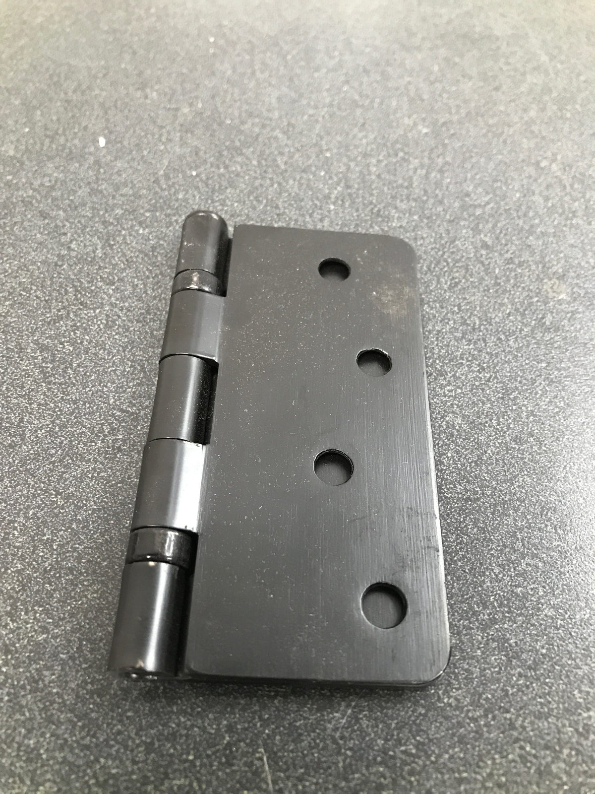 Deltana S44R4BB10B 4" x 4" Ball Bearing 1/4" Radius Corners Mortise Hinge - Pair - Oil Rubbed Bronze