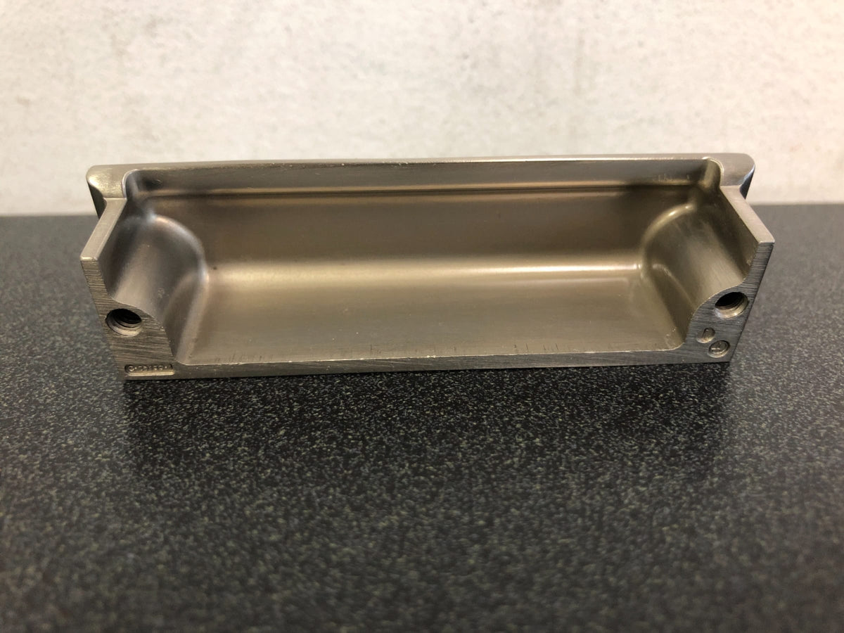 Amerock Manor 3 in (76 mm) Center-to-Center Satin Nickel Cabinet Cup Pull