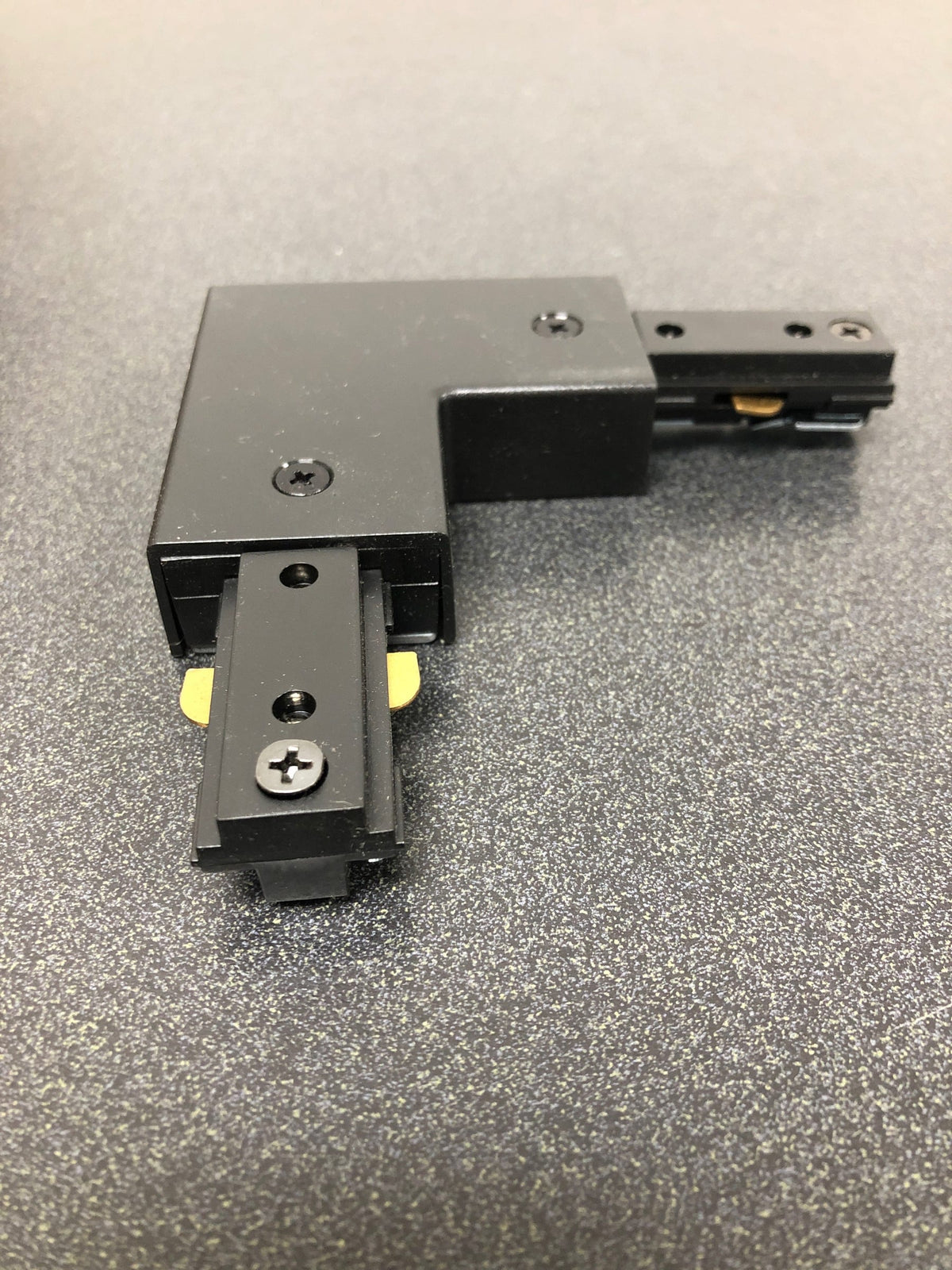 WAC Lighting HL-Right-BK Right L-Connector for H-Track Systems - Black