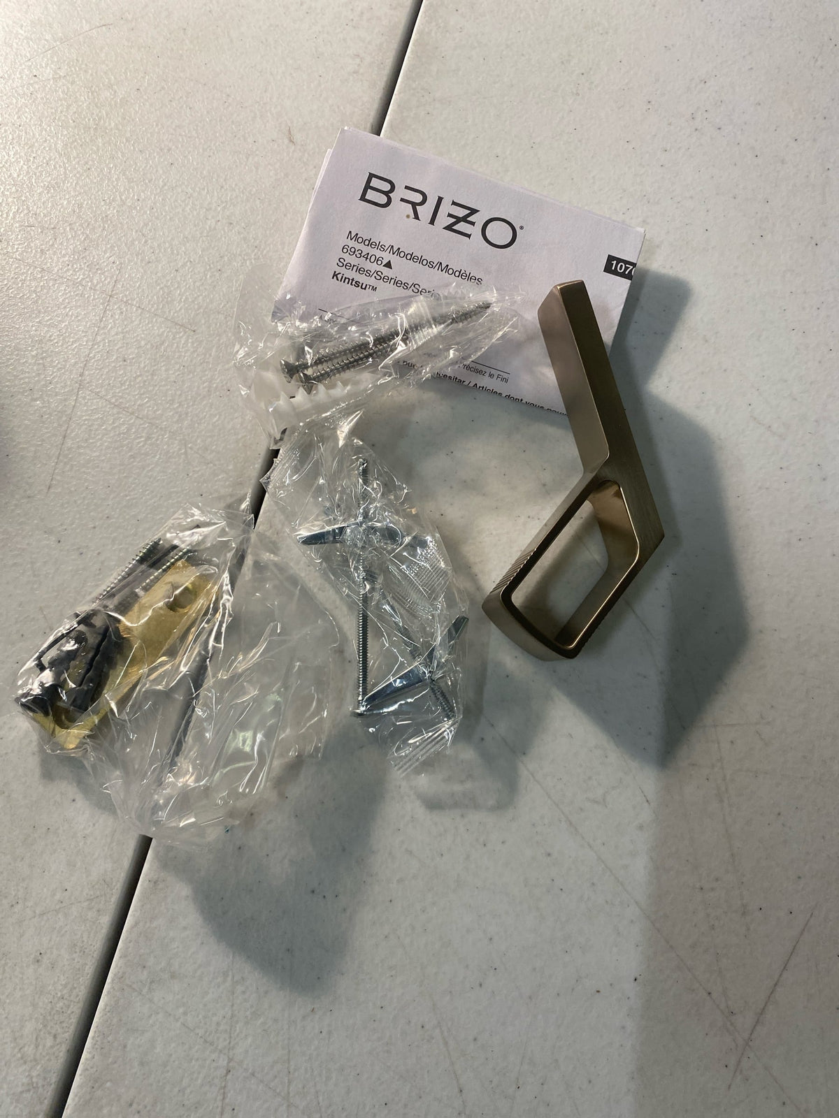 Brizo 693406-GL Kintsu Robe Hook - Luxe Gold