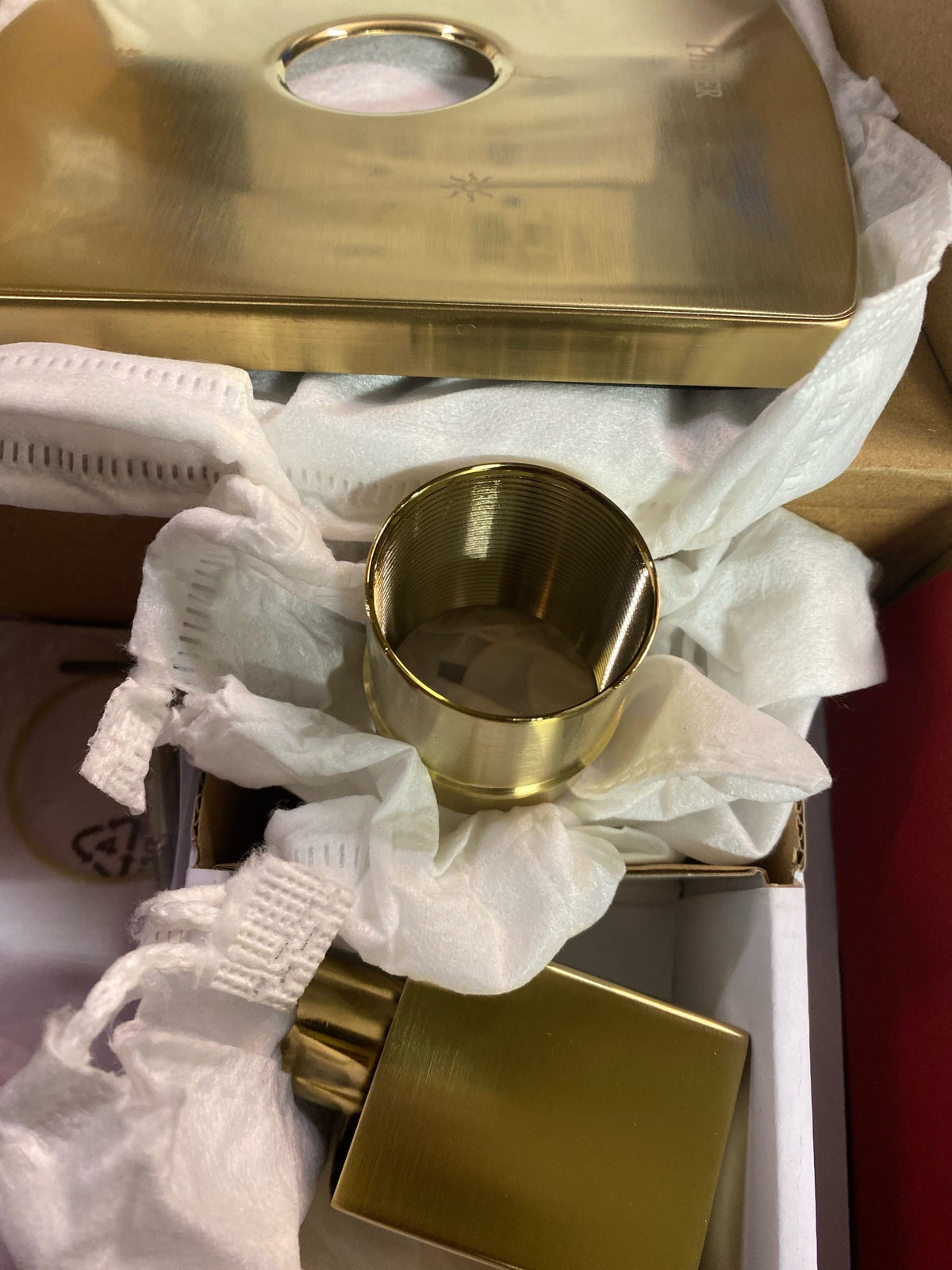 Pfister R89-1PFM Pfirst Modern Pressure Balanced Valve Trim Only with Single Lever Handle - Less Rough In - Brushed Gold