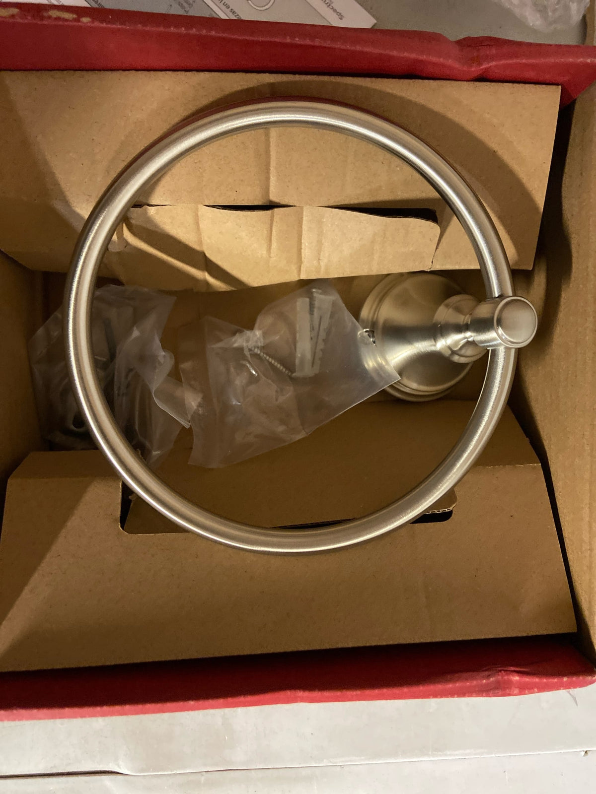 Pfister BRB-TB0K Tisbury 6-3/16" Wall Mounted Towel Ring - Brushed Nickel