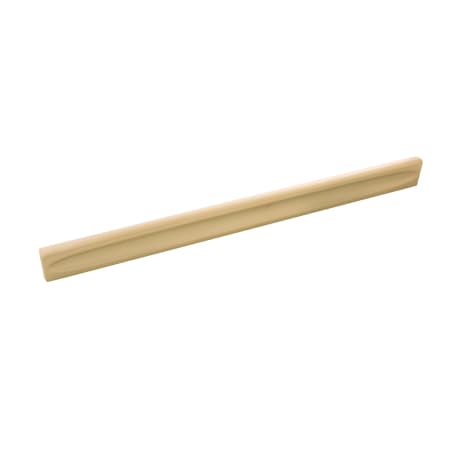 Belwith Keeler B075645-BGB Ingot 12 Inch (304.8 mm) Center to Center Solid Block Rectangular Cabinet Pull / Drawer Handle with Finger Indents - Brushed Golden Brass