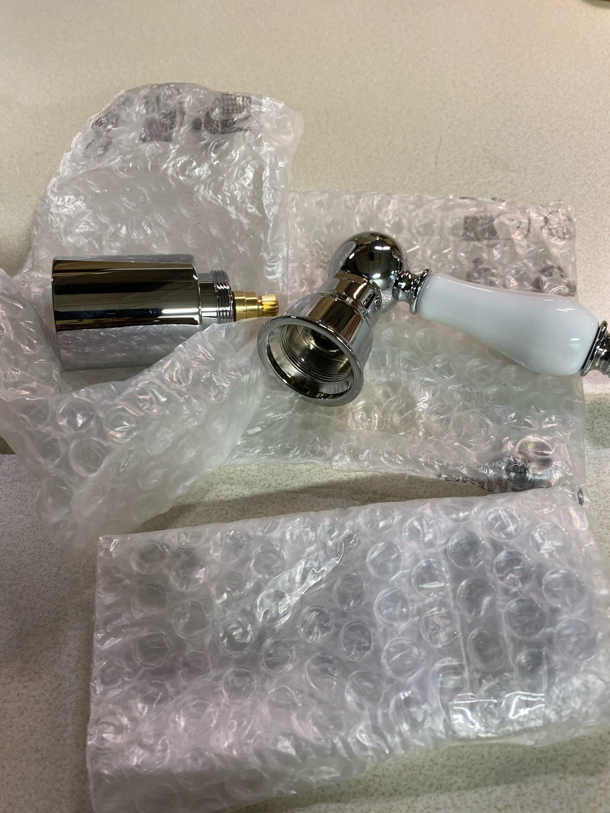 Rohl AC195OP-APC/TO Arcana Single Handle 3 Function Diverter / Volume Control Valve Trim - Less Valve - Polished Chrome