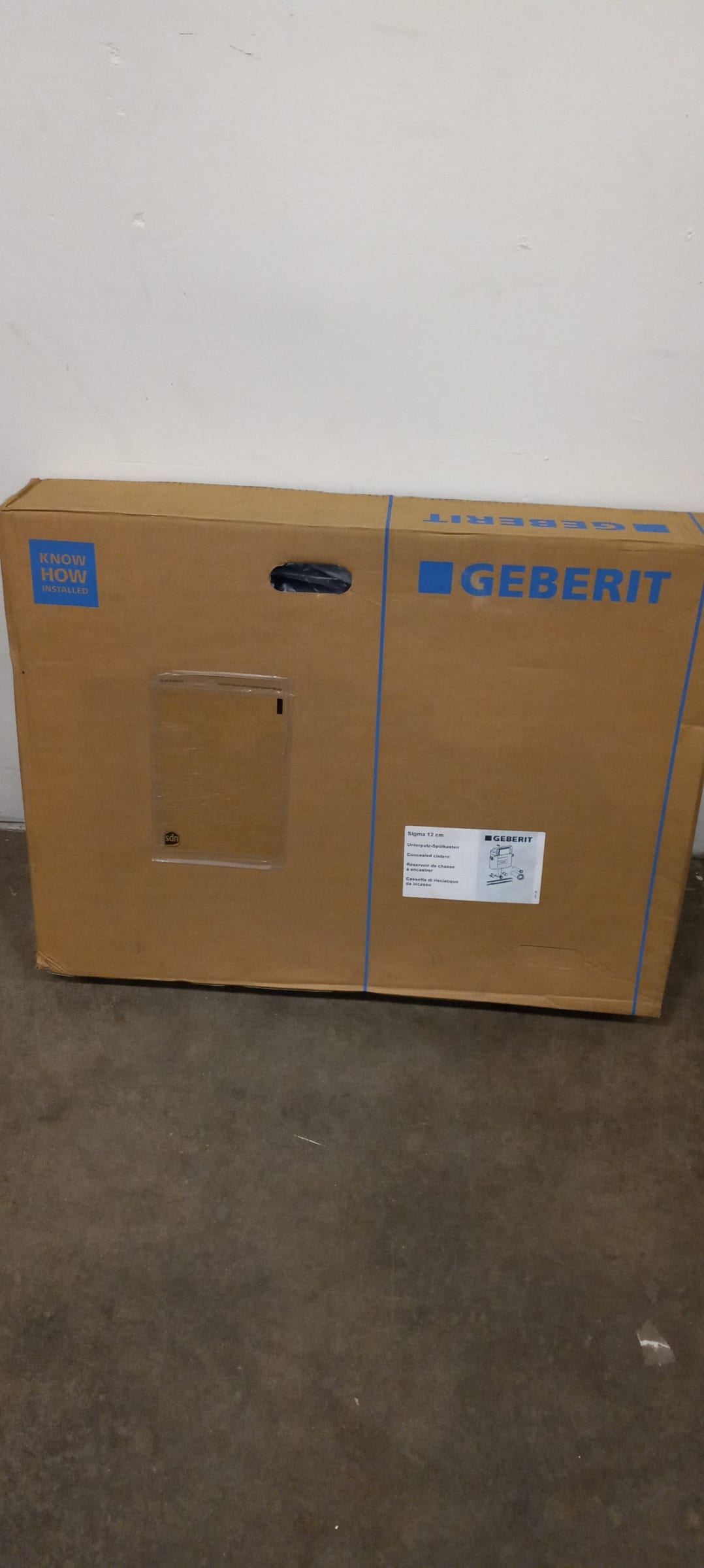Geberit 109.304.00.5 Sigma 0.8 / 1.6 GPF Dual Flush Concealed Tank for Floor Mounted Toilets - N/A