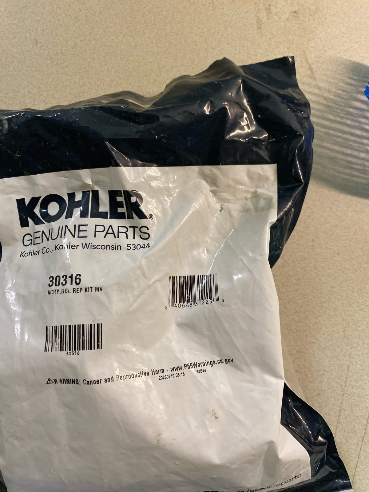Kohler 30316 Replacement Part