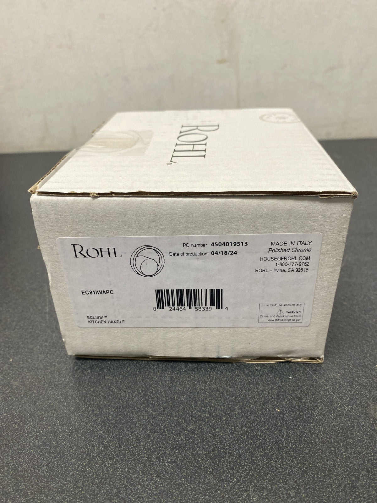 Rohl EC81IWAPC Eclissi Wheel Handle - Polished Chrome