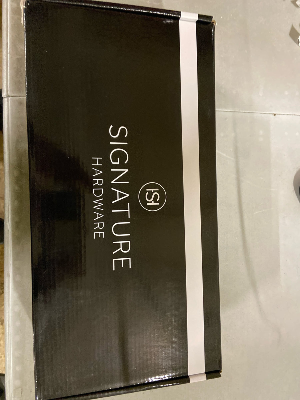 Signature Hardware 477059 Gunther 1.2 GPM Single Hole Bathroom Faucet with Lever Handle and Pop-Up Drain Assembly
