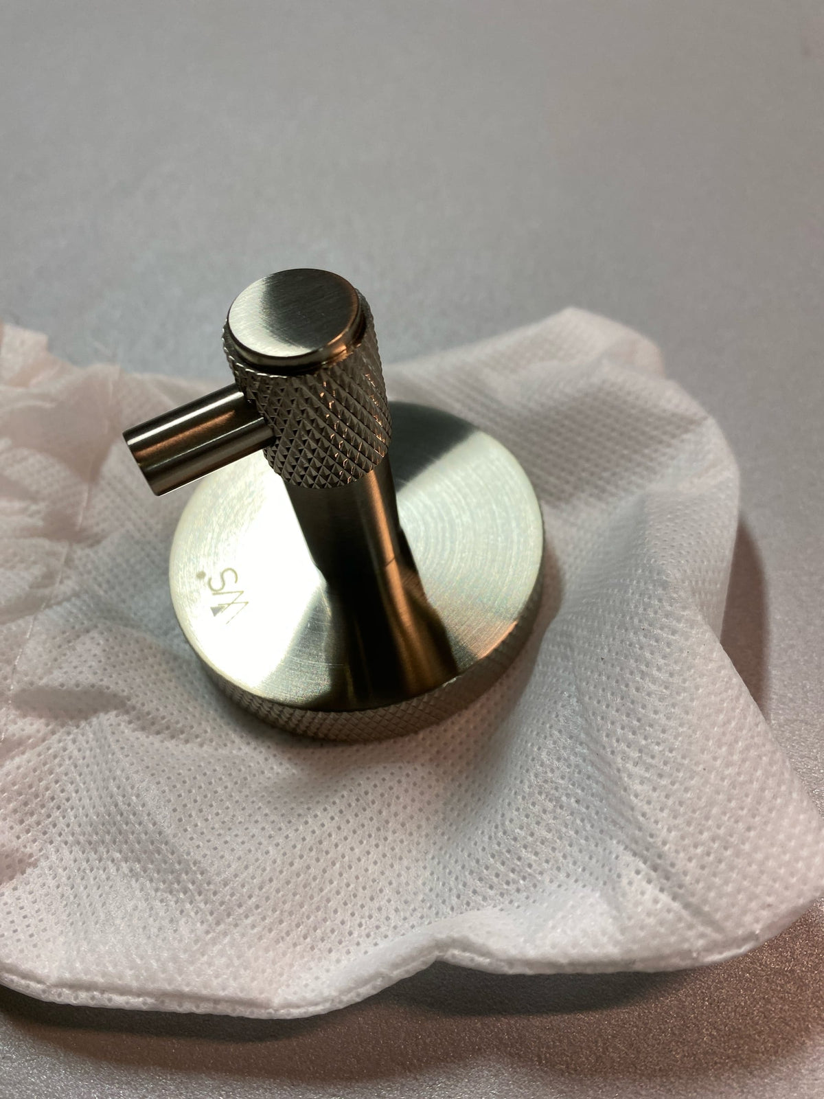Ws bath collections Klass WSBC 256808 NM Klass WSBC 256808 Knob Robe/Towel Hook in Brushed Nickel