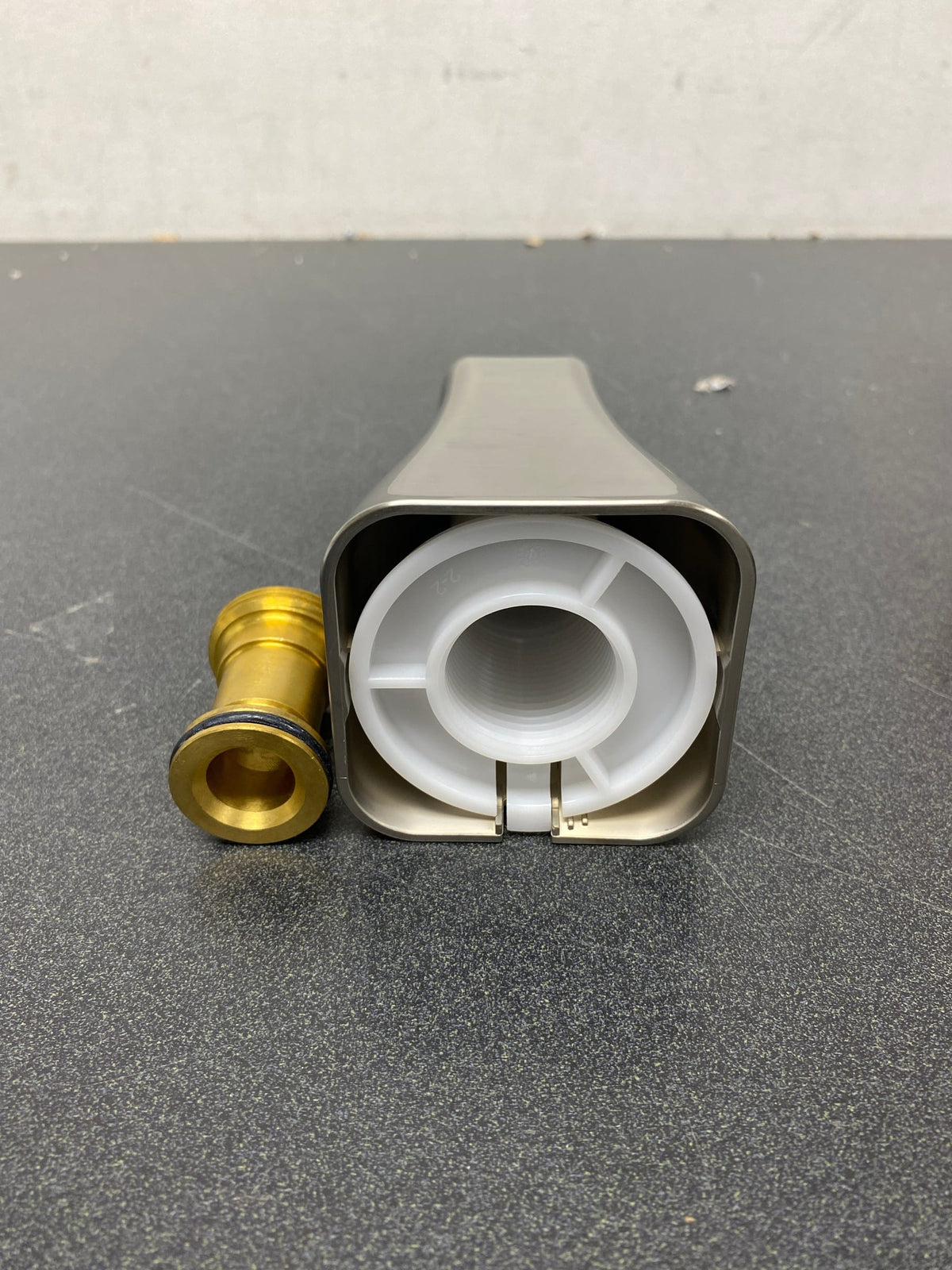 Delta RP78736SS 5-1/2" Non-Diverter Wall Mounted Tub Spout - Brilliance Stainless
