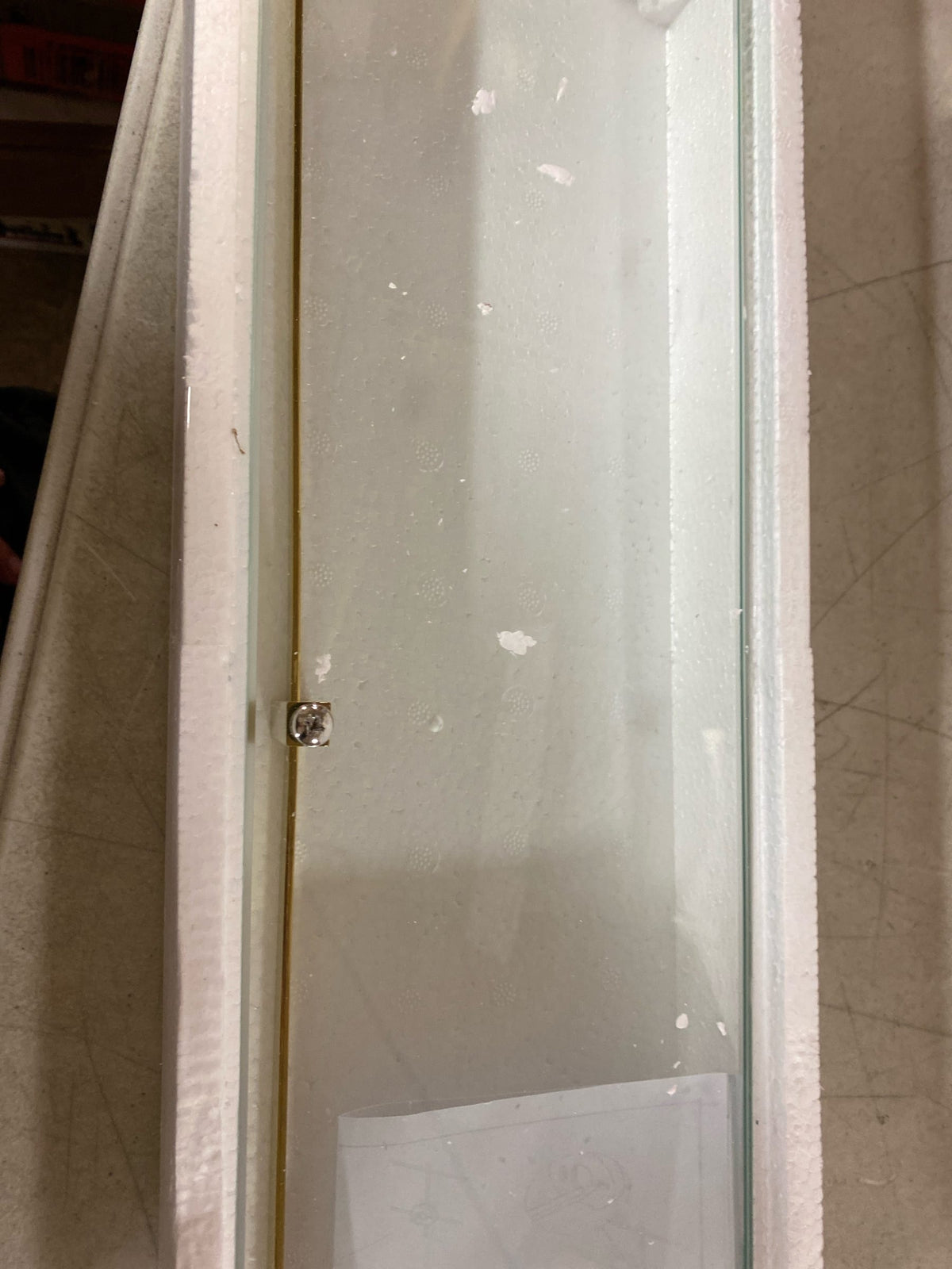 Signature Hardware 295797 Albury 19-5/8" Glass Bathroom Shelf - Polished Brass