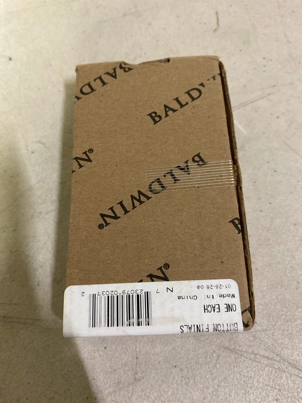 Baldwin 1035102I Square Mortise Hinge, Oil Rubbed Bronze