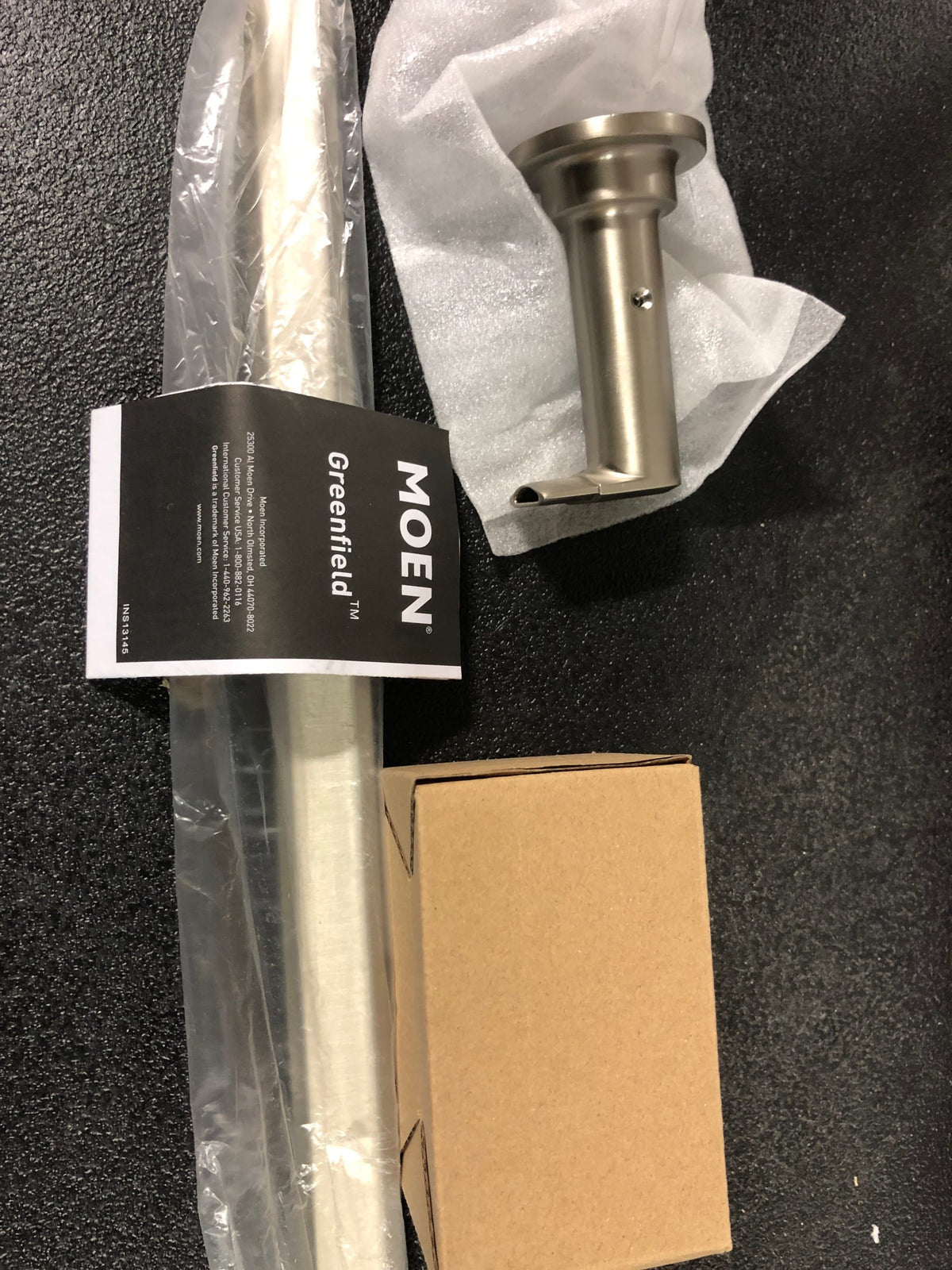 Moen YB1718BN Greenfield 18" Wall Mounted Towel Bar - Brushed Nickel