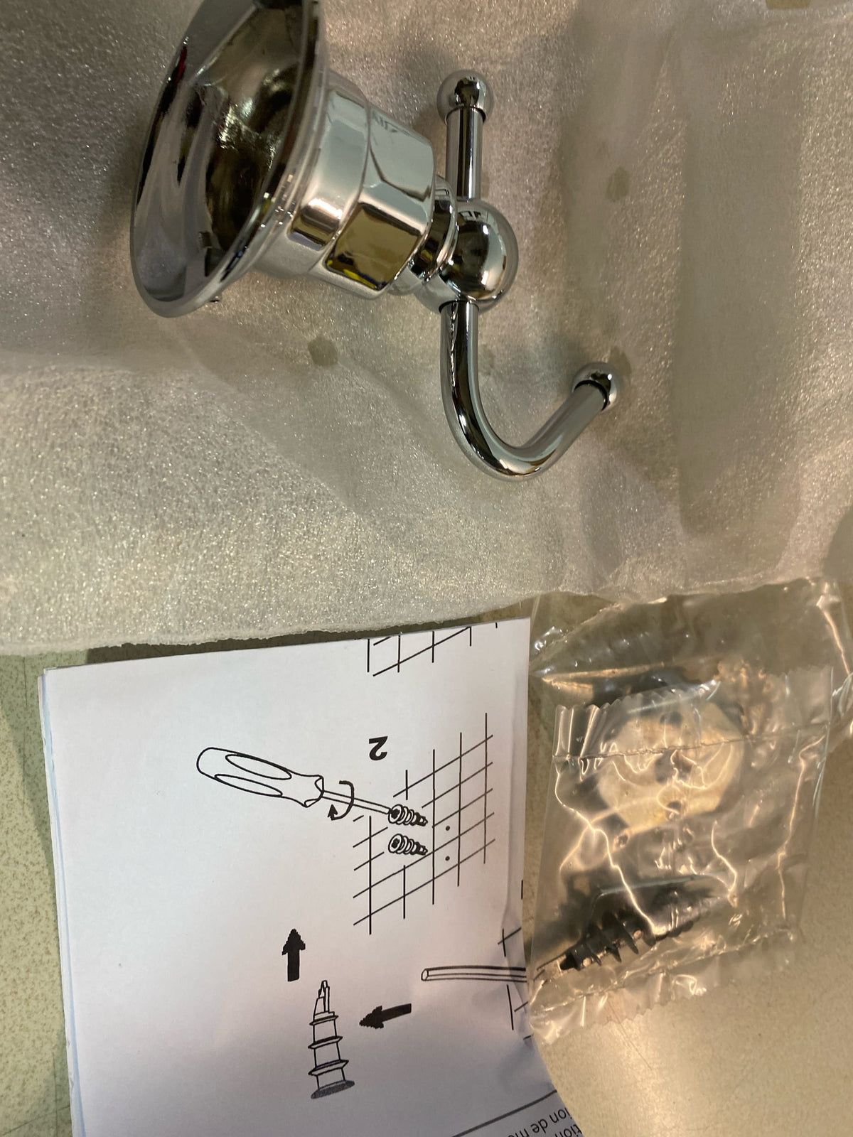 Rohl ROT7APC Single Robe Hook - Polished Chrome