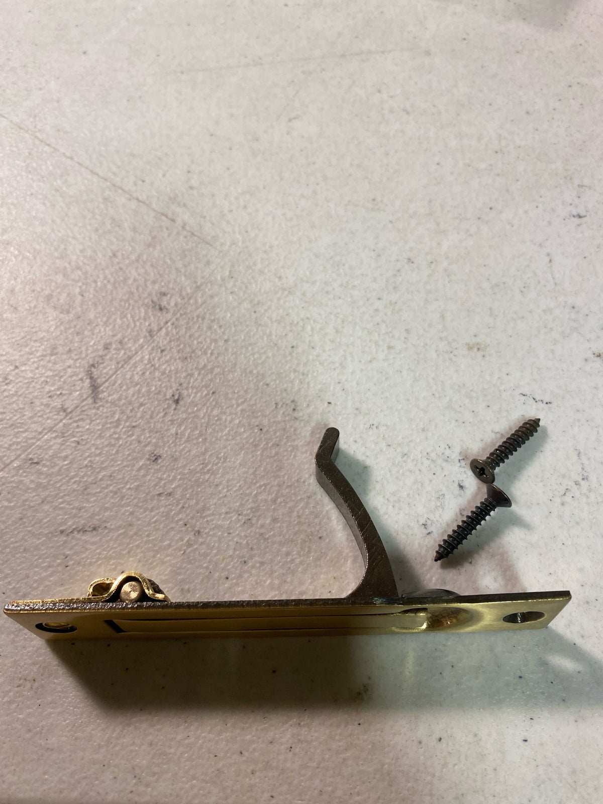 Emtek 2221US10B 4" Height Solid Brass Edge Pull for Sliding Doors - Oil Rubbed Bronze