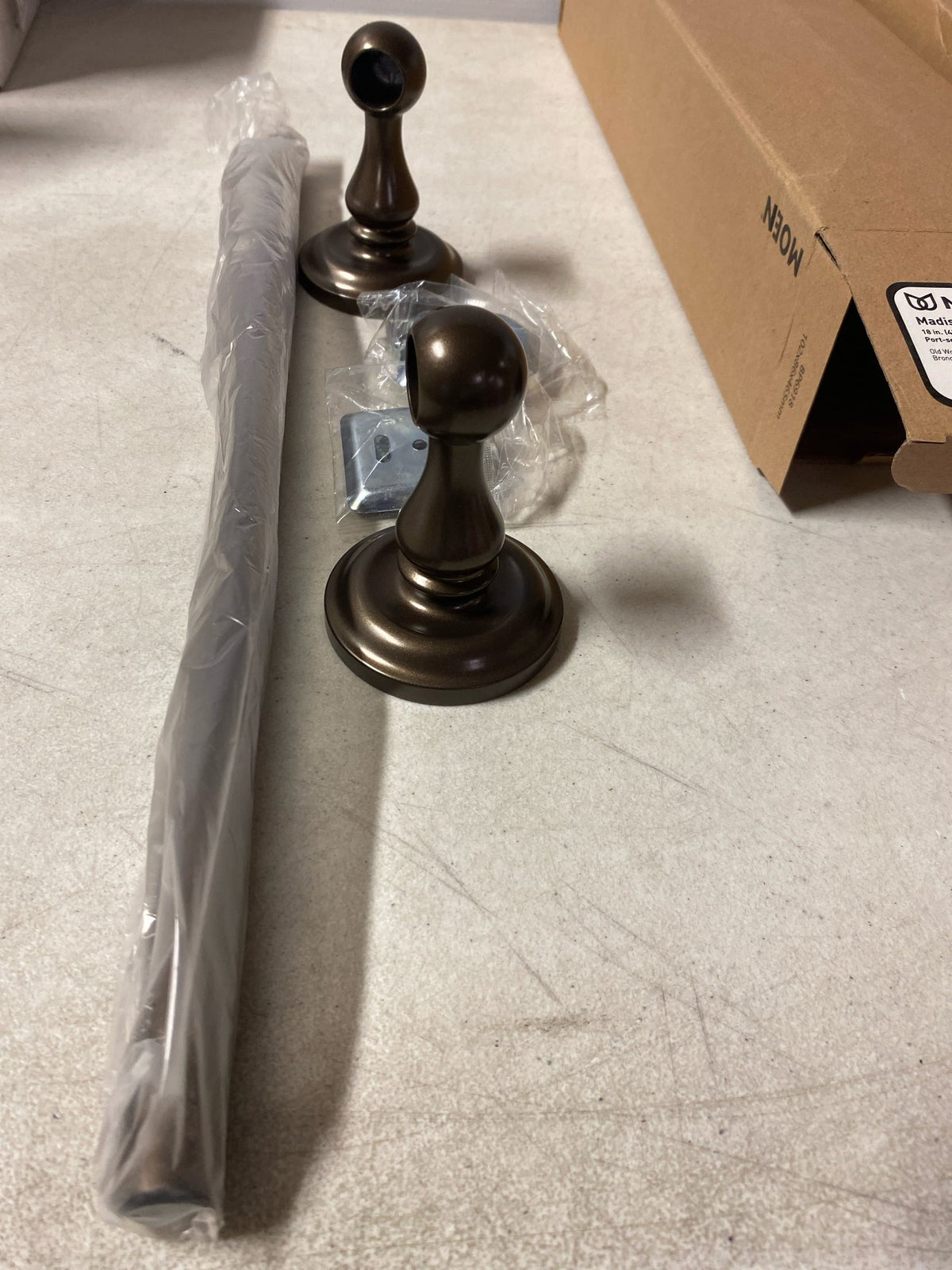 Moen BP6918OWB 18" Towel Bar from the Madison Collection - Old World Bronze