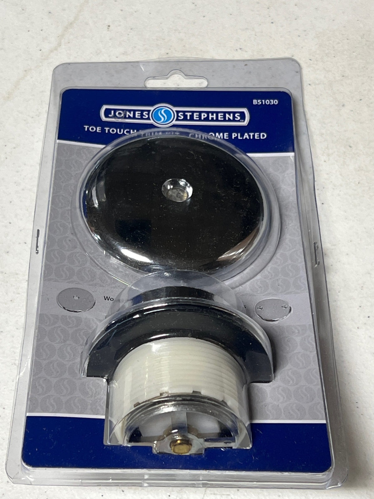 Jones Stephens JB51030 11-1/4" Tub Drain and Overflow Trim Kit - Polished Chrome