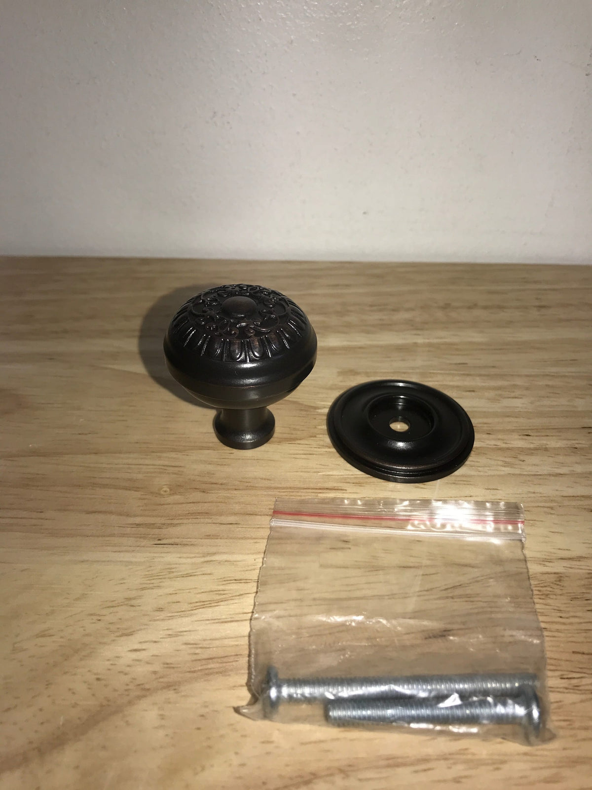 Nostalgic Warehouse 769483 Vintage Restoration 1-3/8" Round Egg and Dart Cabinet Knob - Solid Brass - Timeless Bronze