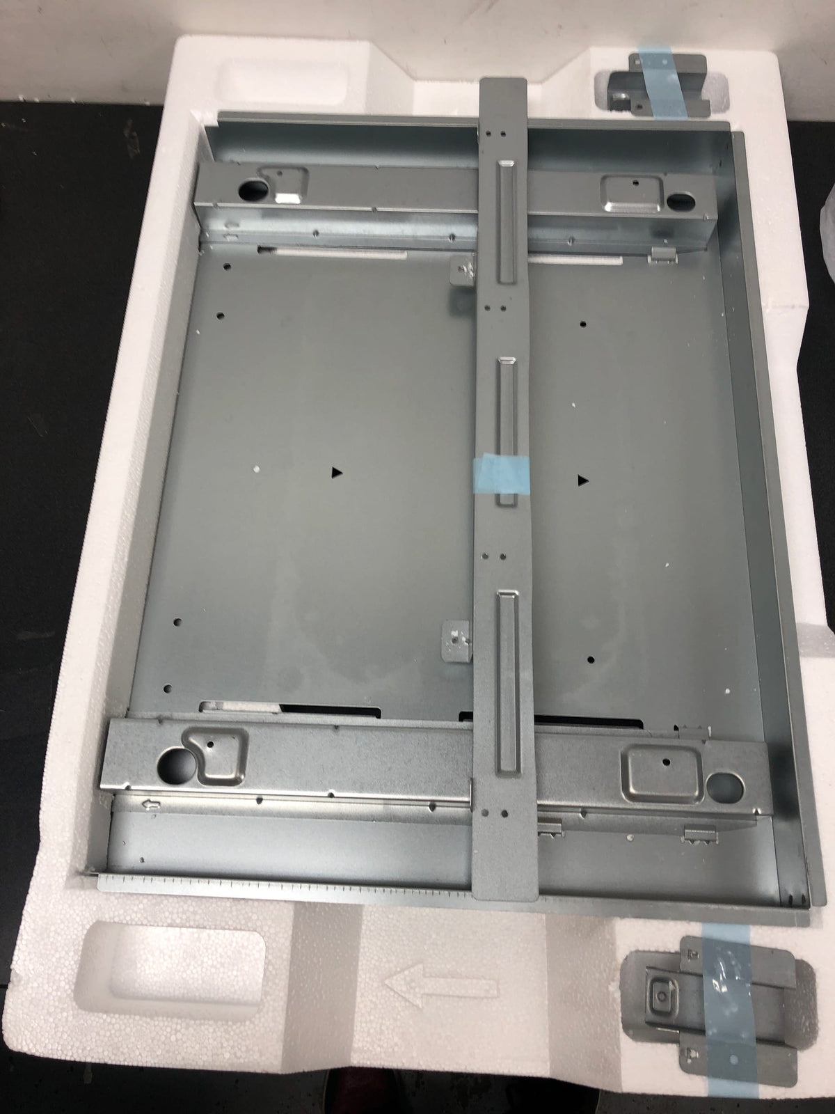 GE JX7227SLSS 27 Inch Wide Trim Kit for Built-In Microwaves - Stainless Steel