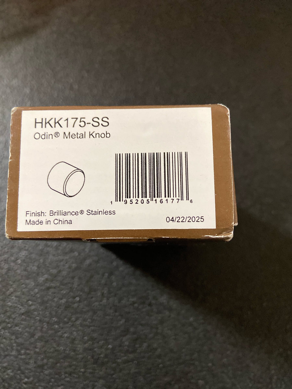 Brizo HKK175-SS Odin Kitchen Faucet Handle Kit - Metal Knob - Brilliance Stainless