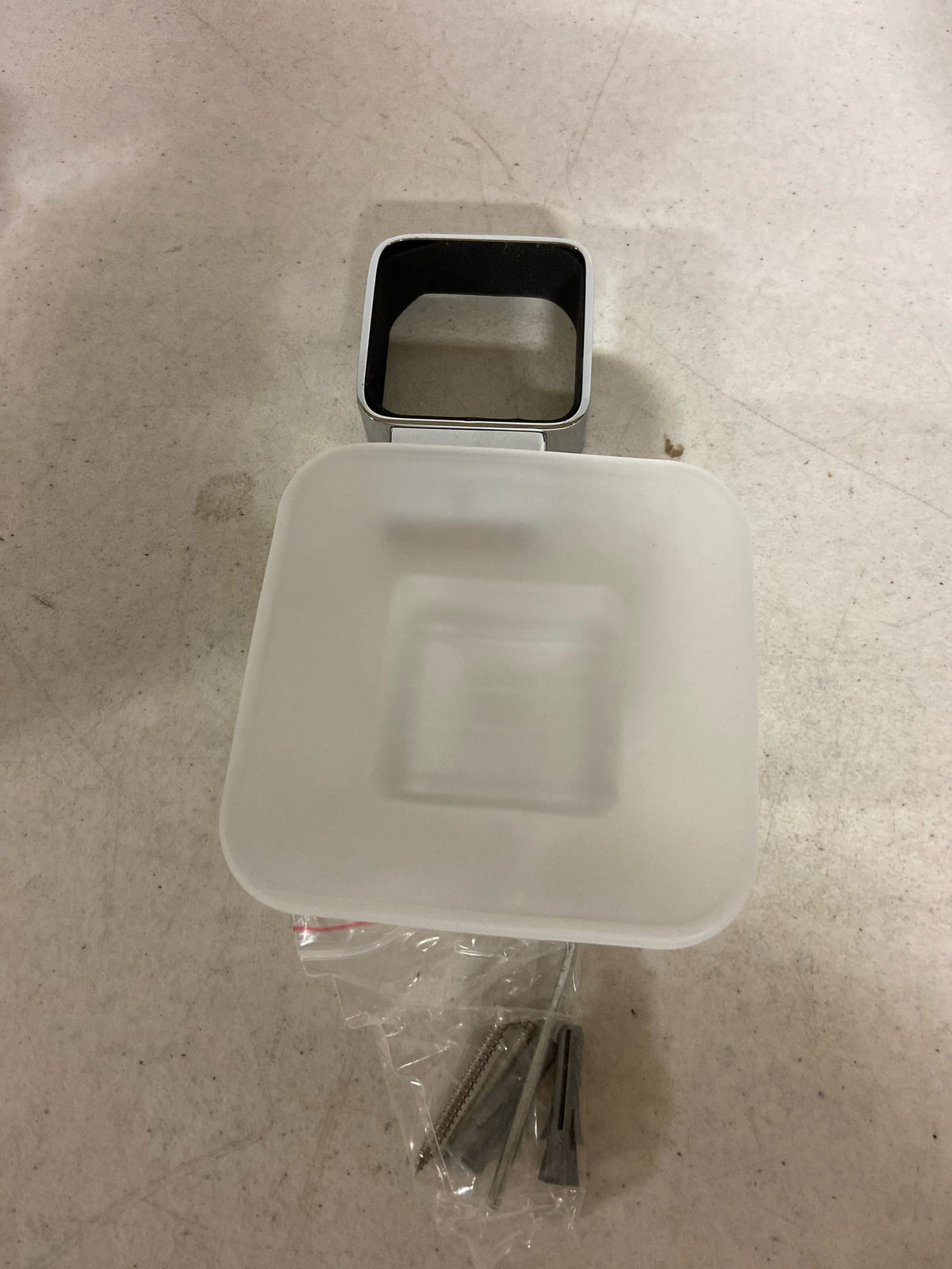 ICO Bath V3513 Volkano Cinder Series Wall Mounted Soap Dish - Chrome