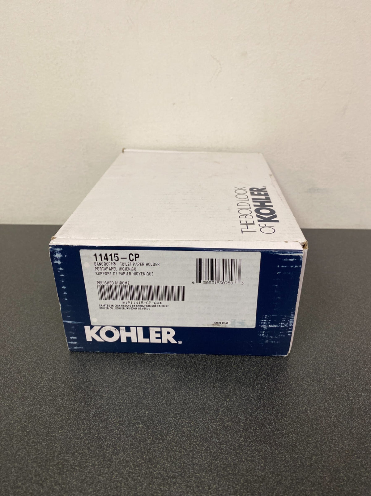 Kohler Bancroft Wall-Mount Double Post Toilet Paper Holder in Polished Chrome