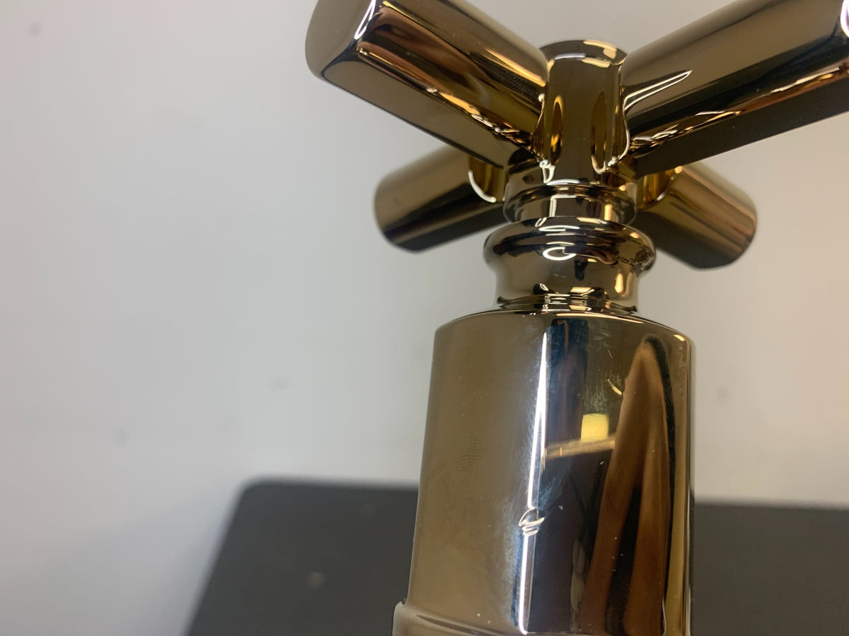 Brizo HX70476-PG Invari Wall Mount Tub Filler Cross Handle Kit - Polished Gold