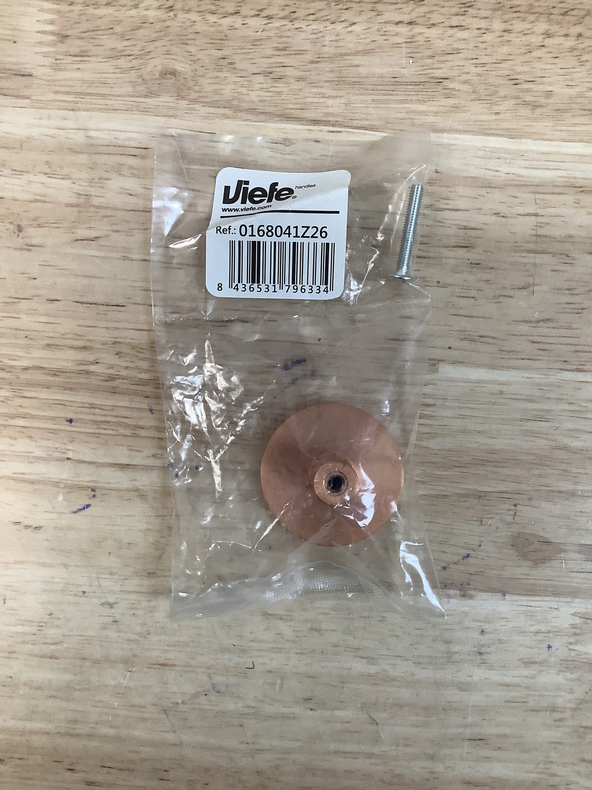 Century 20619-BC Round 1-5/8 Inch Mushroom Cabinet Knob - Brushed Copper