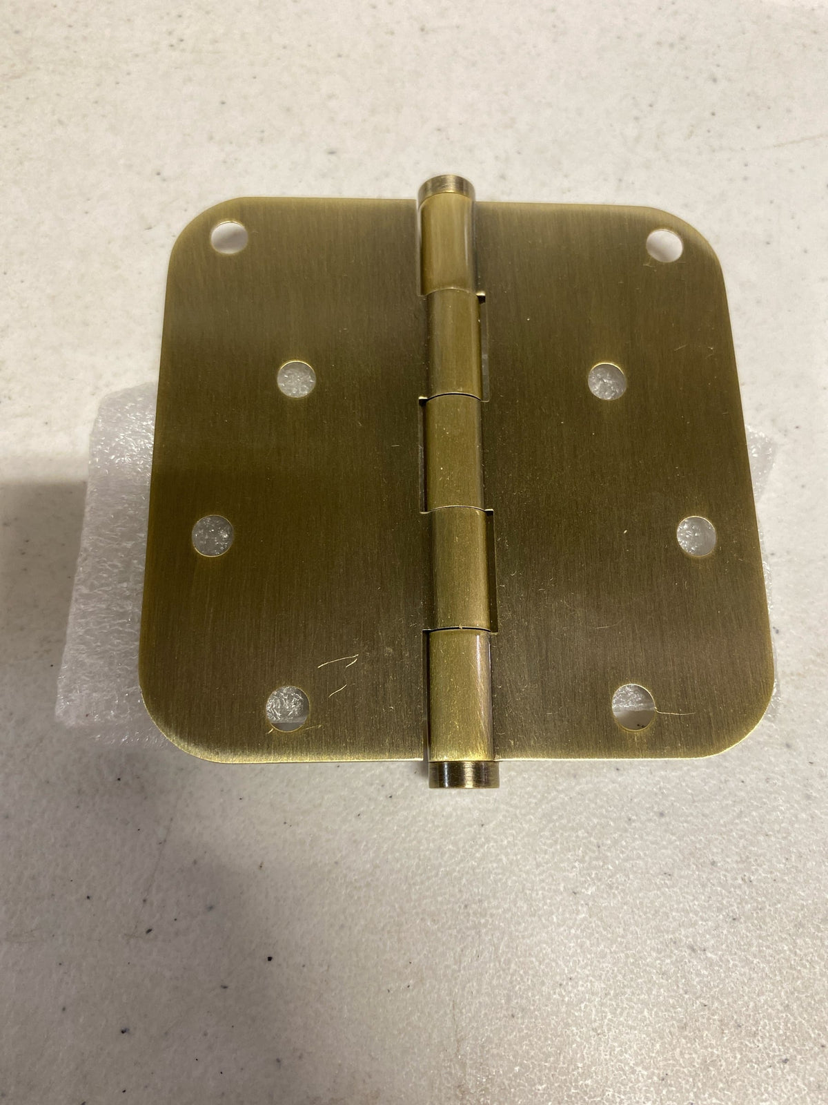 Baldwin 1140050I Radius Mortise Hinge, Antique Brass