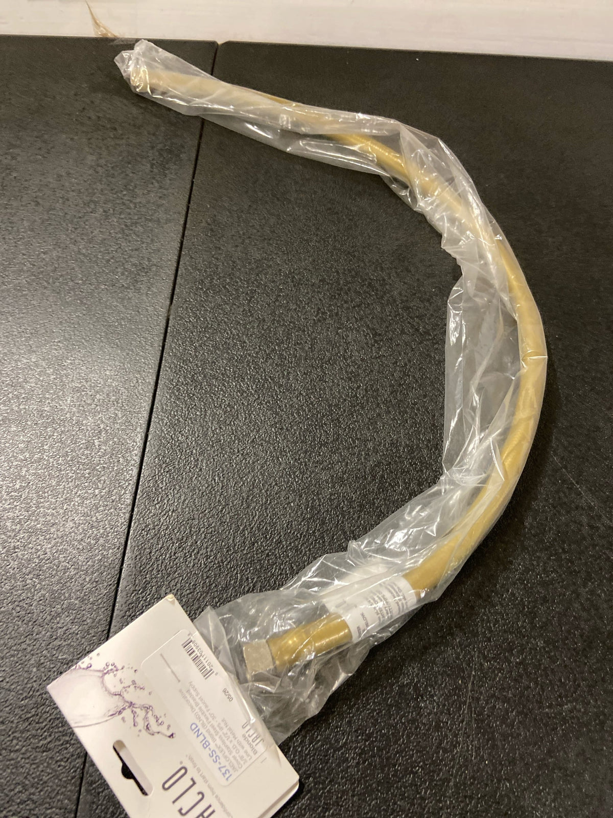 Jaclo 137-SS-BLND Stainless Steel Flexible Braided 3/8" o.d x1/2" Female IPS Tube, Blonde