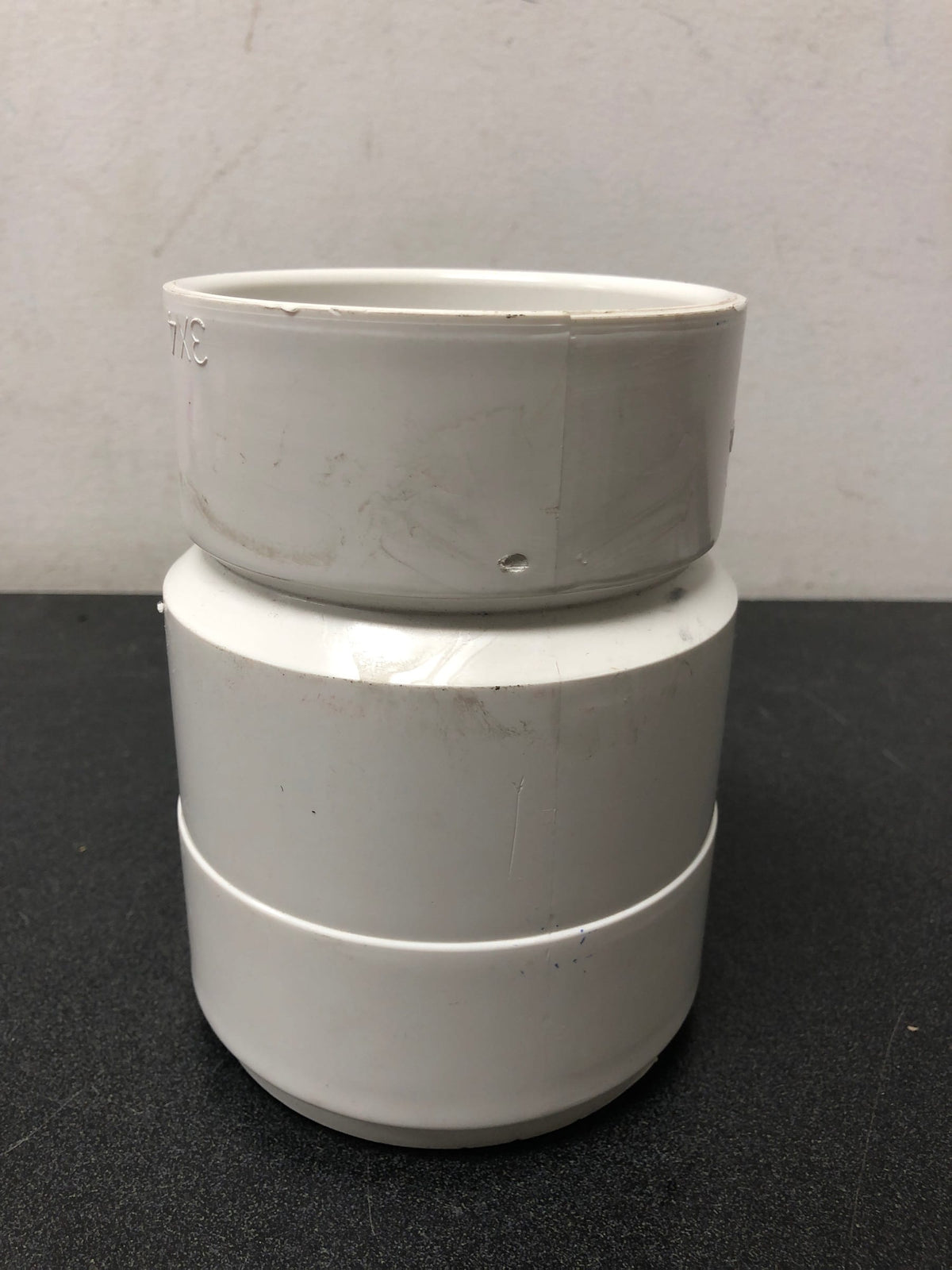 Charlotte pipe PVC 00123R 1200 3 in. x 4 in. PVC DWV Cast Iron Hub x SPG Adapter