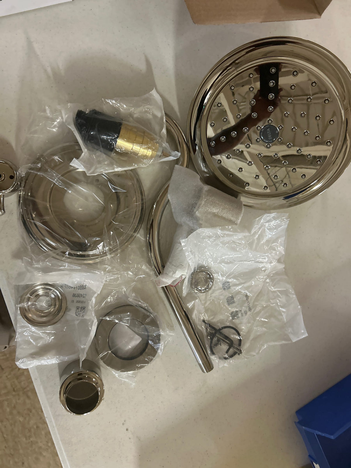 Delta Faucet Cassidy 17T Series Dual-Function Shower Trim Kit with Single-Spray Touch-Clean Shower Head, Polished Nickel T17T297-PN (Valve Not Included)