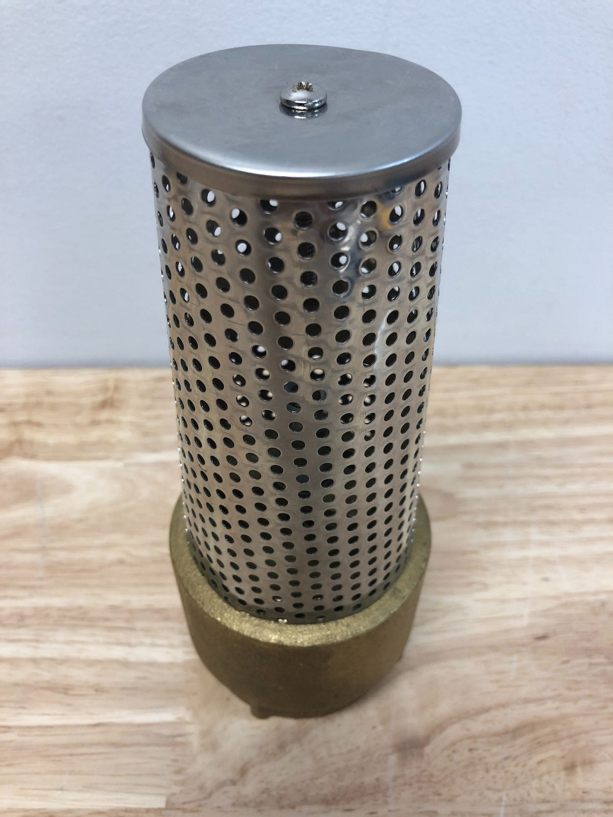 PROFLO PFXBFVK 2" Brass Foot Valve with Stainless Steel Filter - N/A