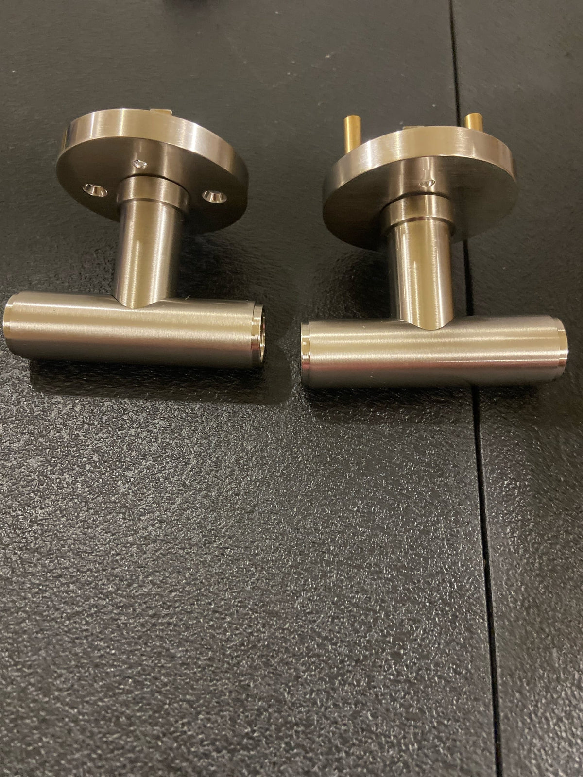 Emtek 510ACEUS15 Pricacy Knobset - Satin Nickel Disc Rosette