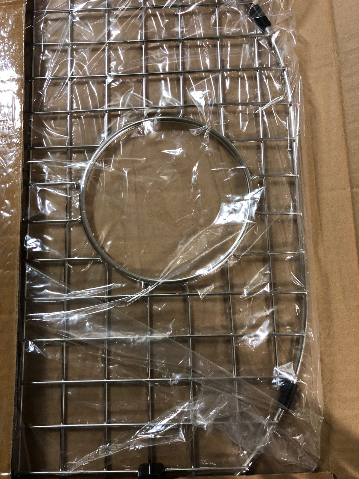 Houzer BG-2400 - Stainless Steel Wirecraft Bottom Sink Grid for Houzer Sink Models MS-2409, MG-3209, & STS-1400, Durable Sink Protector Rack for Dishes, Utensils, and Kitchen Accessories