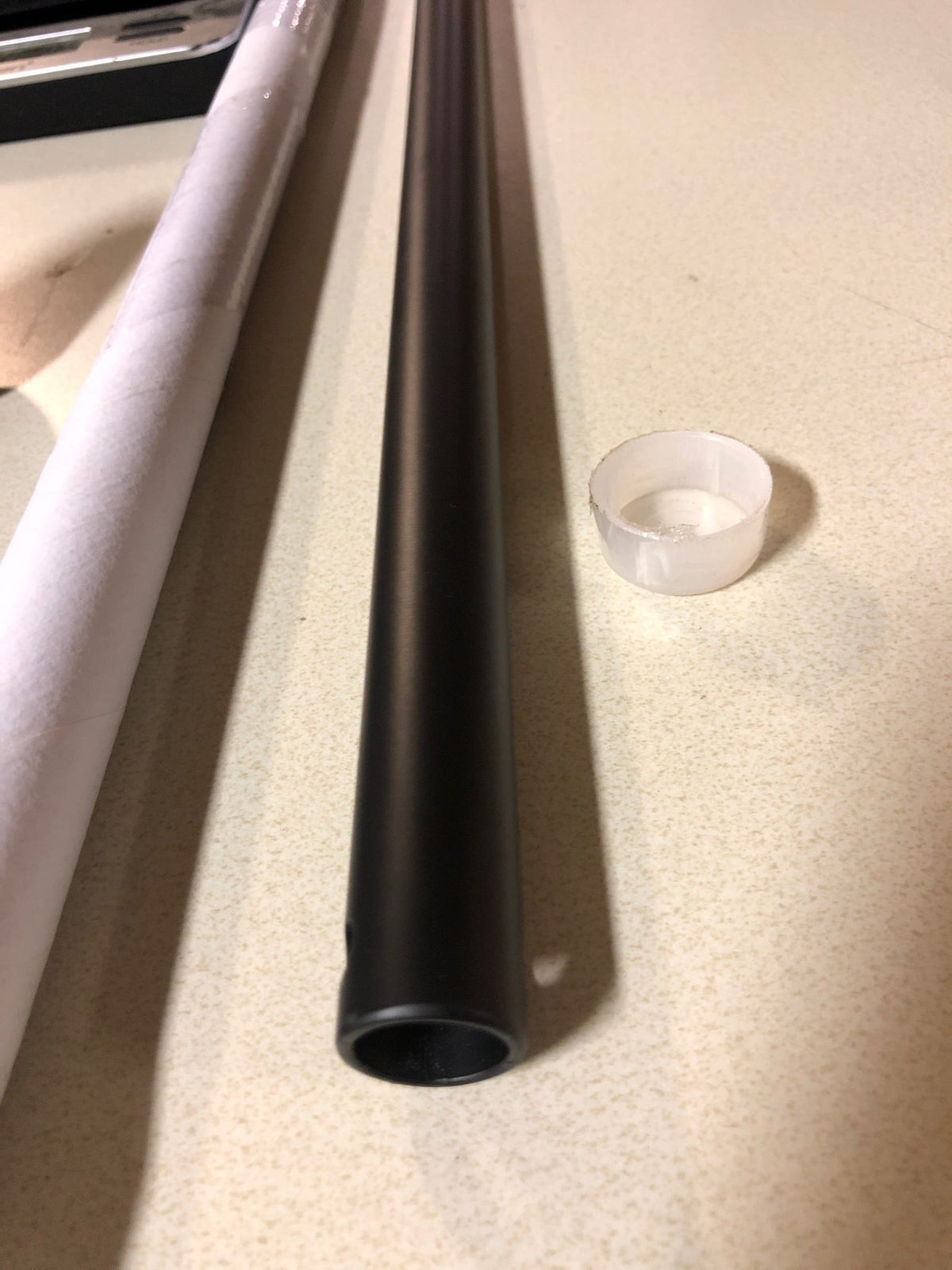 Quorum International 6-1859 18" Ceiling Fan Downrod for 10 Ft ceilings - Matte Black
