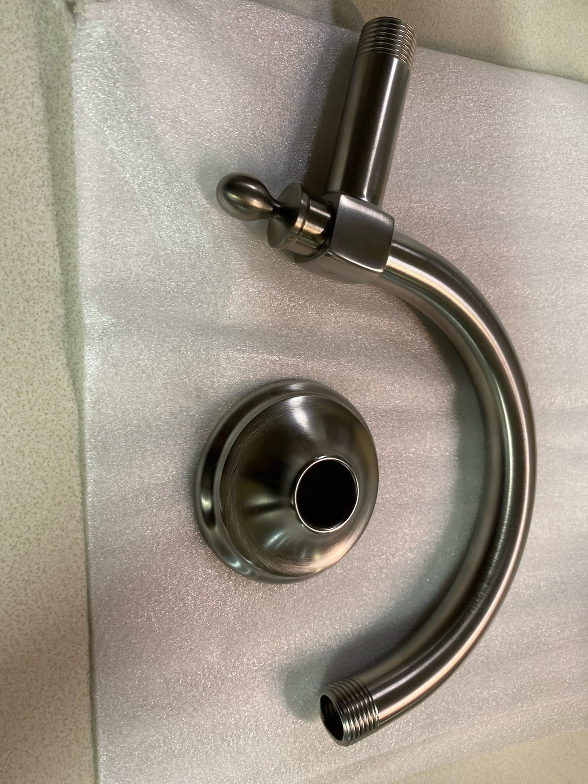 Brizo RP70909NK Essential 9-11/16" Wall Mounted Shower Arm - Luxe Nickel