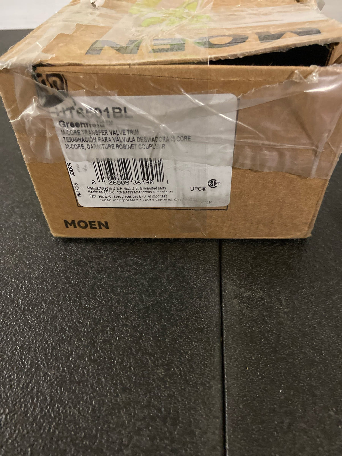 Moen UT6501BL Greenfield Single Handle 3 Function Diverter Valve Trim - Less Valve - Matte Black