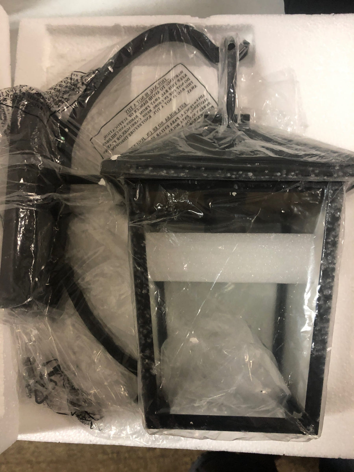 The Great Outdoors 78000-66 Parkside 15" Tall Outdoor Wall Sconce - Sand Coal Black