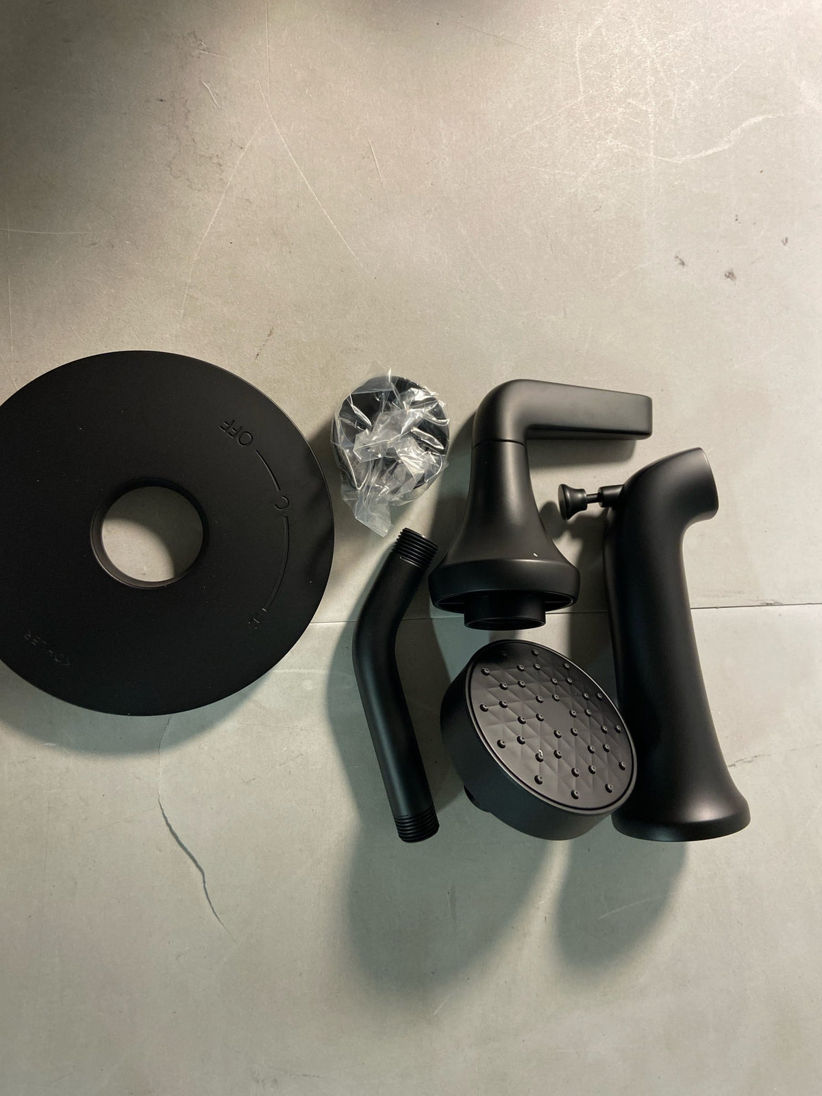 Kohler K-TS22026-4-BL Tempered Tub and Shower Trim Package with 1.75 GPM Single Function Shower Head - Matte Black